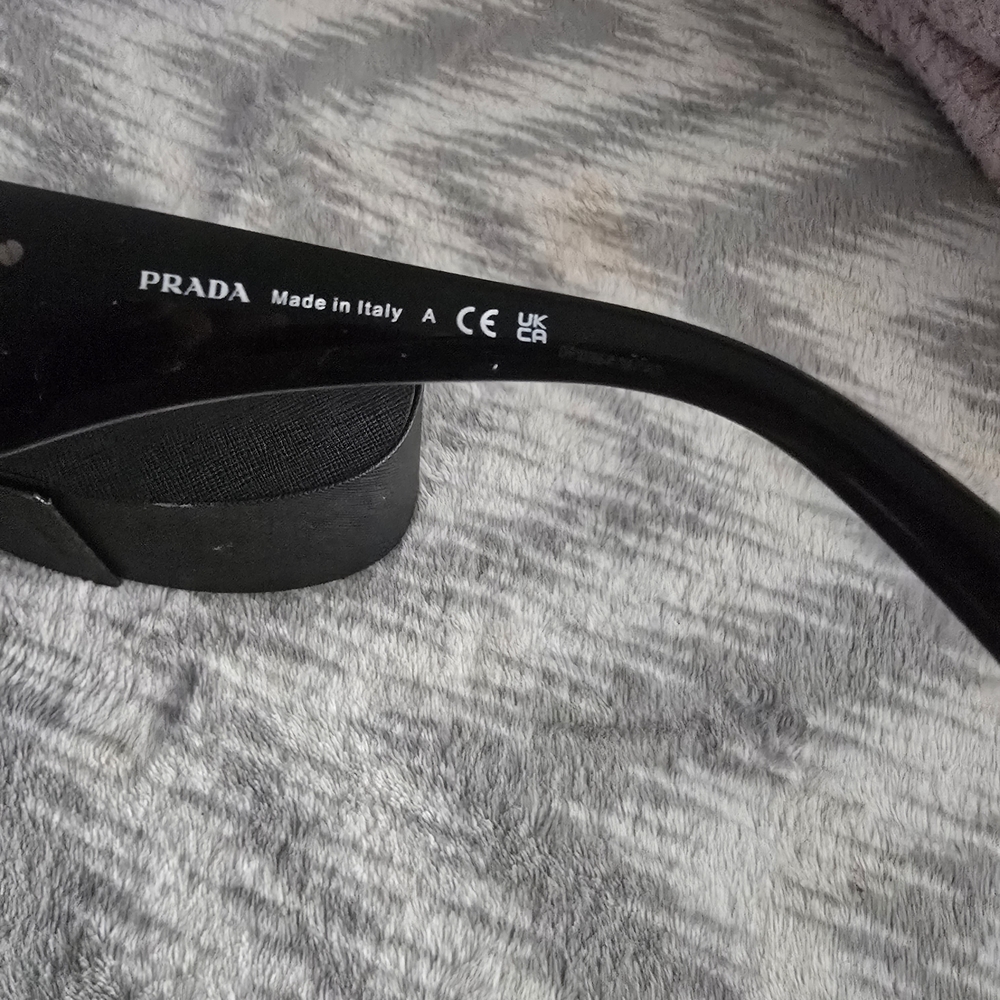 Prada Black Rectangular Sunglasses - image 3